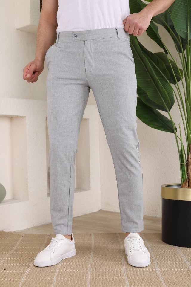 Erkek Slim Fit Dilli Kumaş Pantolon (159380)