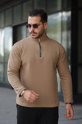 Erkek Zip Yaka Polar Sweat (173914)