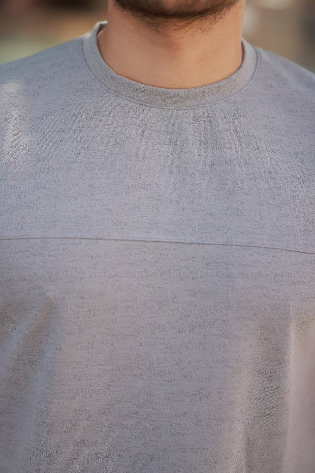 Erkek Oversize Bisiklet Yaka Kısa Kollu T-shirt (160099)