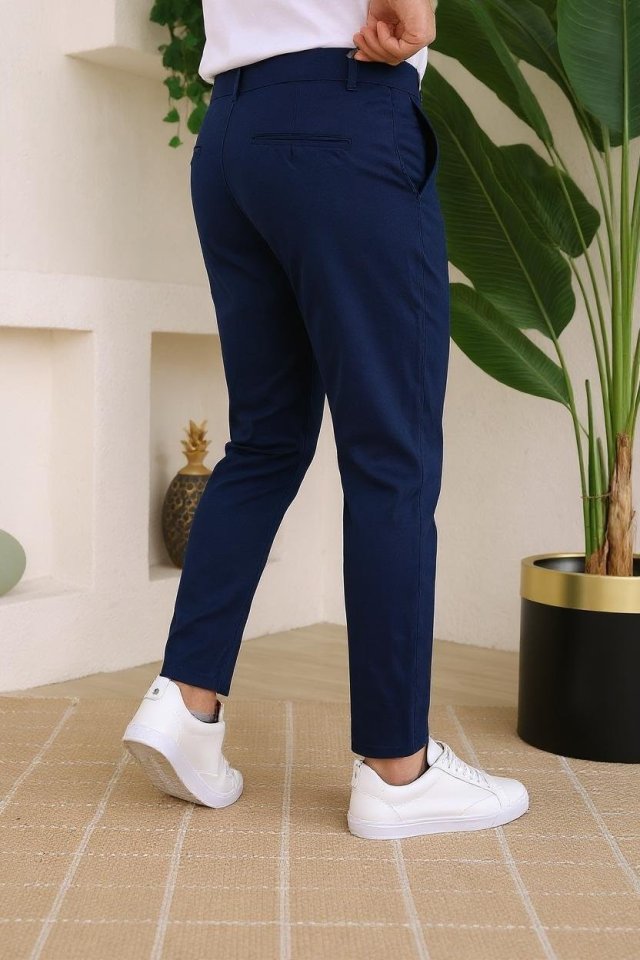 Erkek Slim Fit Dilli Kumaş Pantolon (165778)