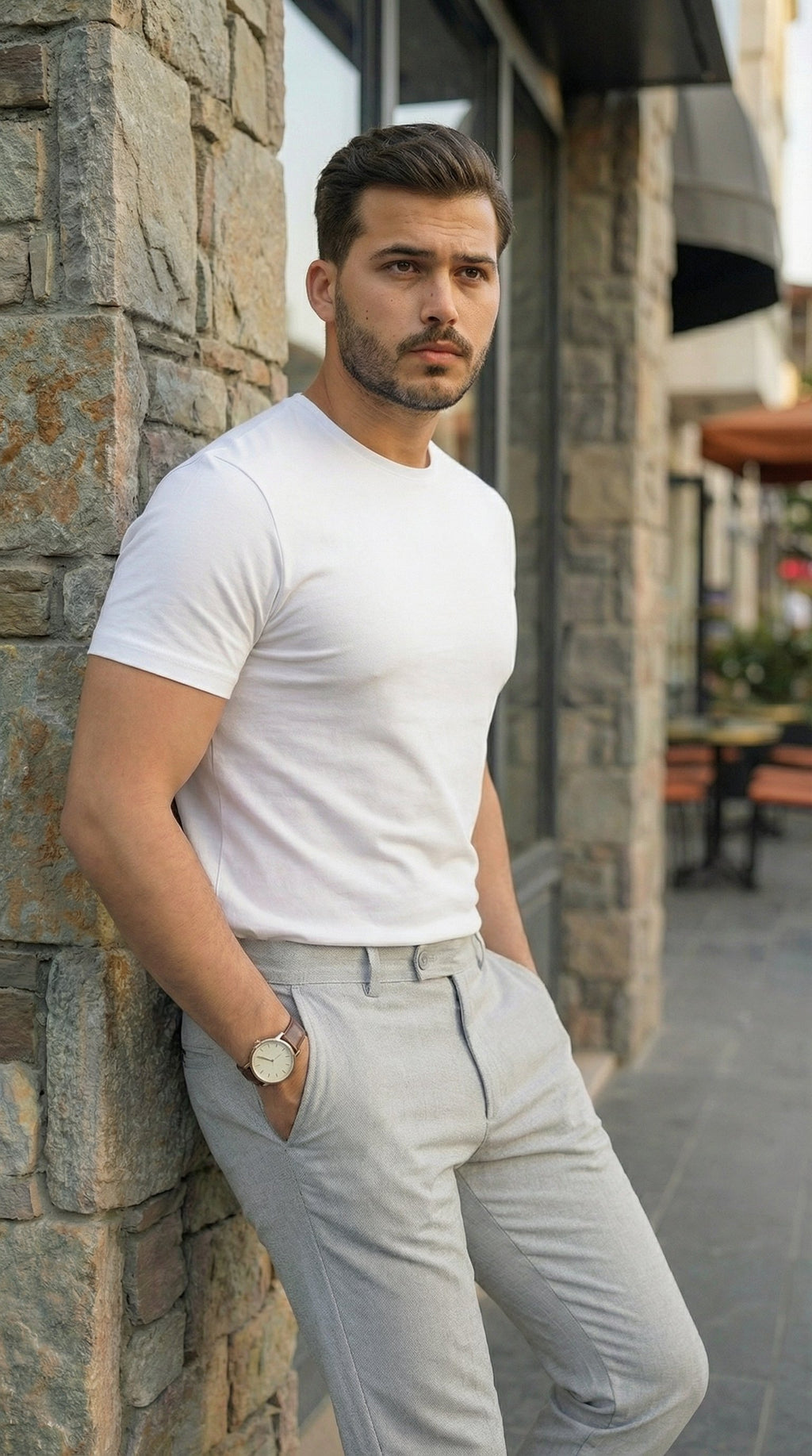 Erkek Slim Fit Dilli Kumaş Pantolon (159380)