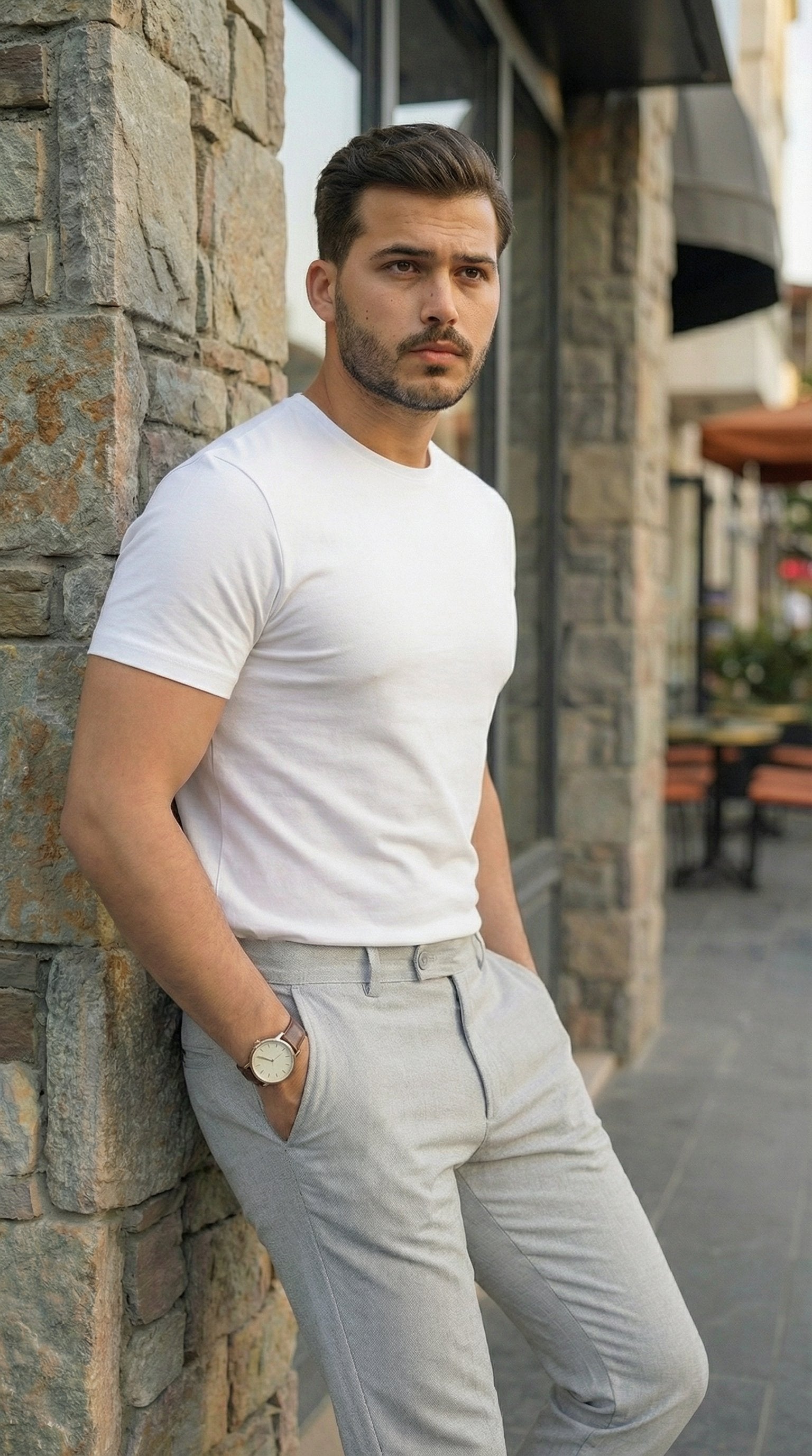 Erkek Slim Fit Dilli Kumaş Pantolon (159380)