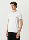 Unisex Basic Bisiklet Yaka Regular T-Shirt - Beyaz (94825)