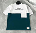 Unisex Torba Cep Detaylı Parçalı TShirt Lacivert