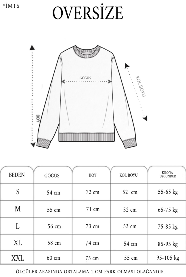 Üç İplik Bisiklet Yaka Baskılı SweatShirt - Beyaz (131537)