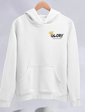 Kışlık Üç İplik Kapşonlu SweatShirt - Beyaz (134000)