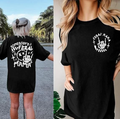 Bisiklet Yaka Baskılı T-shirt - Siyah (142480)