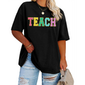 Baskılı T-shirt - Siyah (146026)