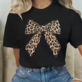 Baskılı Oversize Bisiklet Yaka T-shirt - Siyah (158837)
