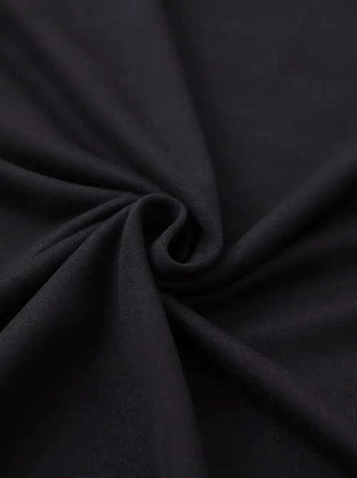 Baskılı Oversize Bisiklet Yaka T-shirt - Siyah (158837)