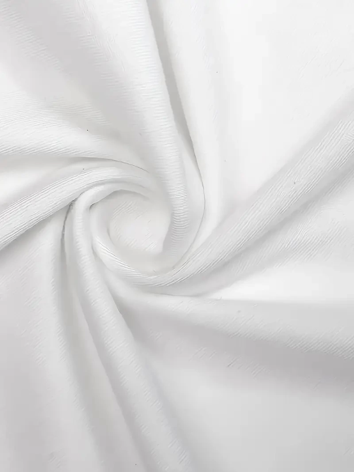 Baskılı Oversize Bisiklet Yaka T-shirt - Beyaz (159019)