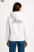 Nihilist Penguen Özel Tasarım Oversize Kapüşonlu Sweatshirt Beyaz (182732)