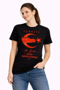 TÜRKİYE Ay Yıldız 2026 Dünya Kupasi Taraftar Forma T-Shirt - Siyah (186736)