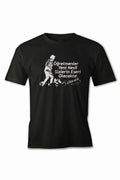 24 Kasım Öğretmenler Günü Hediye Baskılı Oversize Bisiklet Yaka T-shirt - Siyah (191125)