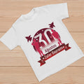 30 Ağustos Zafer Bayramı Atatürk Baskılı Kısa Kollu Bisiklet Yaka T-shirt - Beyaz (191133)