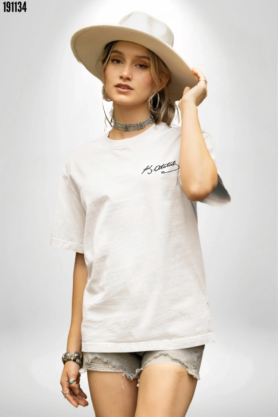 30 Ağustos Zafer Bayramı Atatürk Temalı Oversize Bisiklet Yaka Tshirt Beyaz