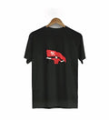 1 Mayıs Emek ve Dayanışma Bayraklı Baskılı Bisiklet Yaka T-shirt - Siyah (191149)