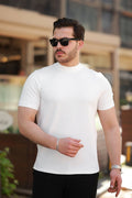 Erkek Yarım Balıkçı Yaka Kısa Kollu T-shirt (160103)