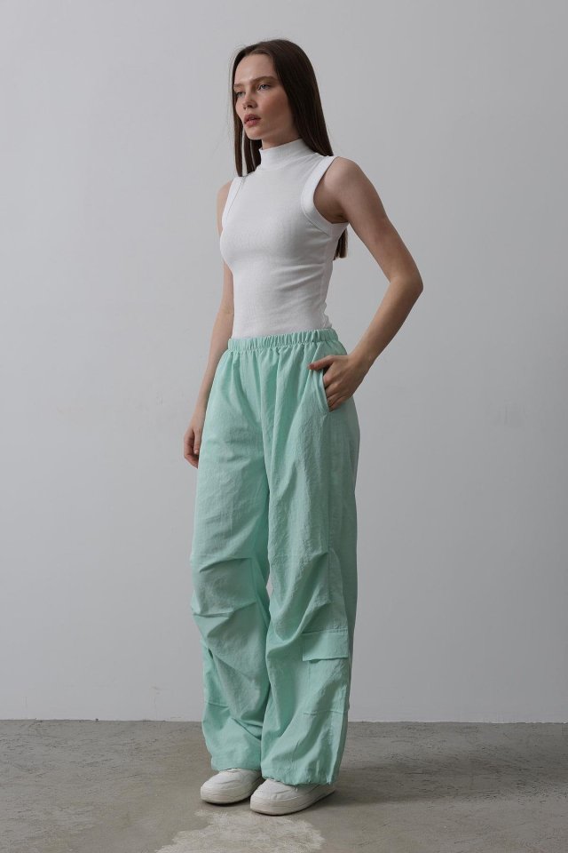 Paraşüt Cargo Pantolon - Mint (152842)