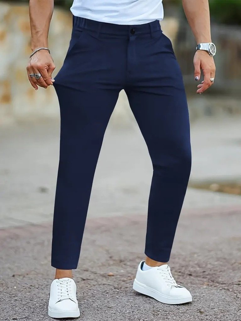 Erkek Cepli Slimfit Atlas Pantolon (169767)