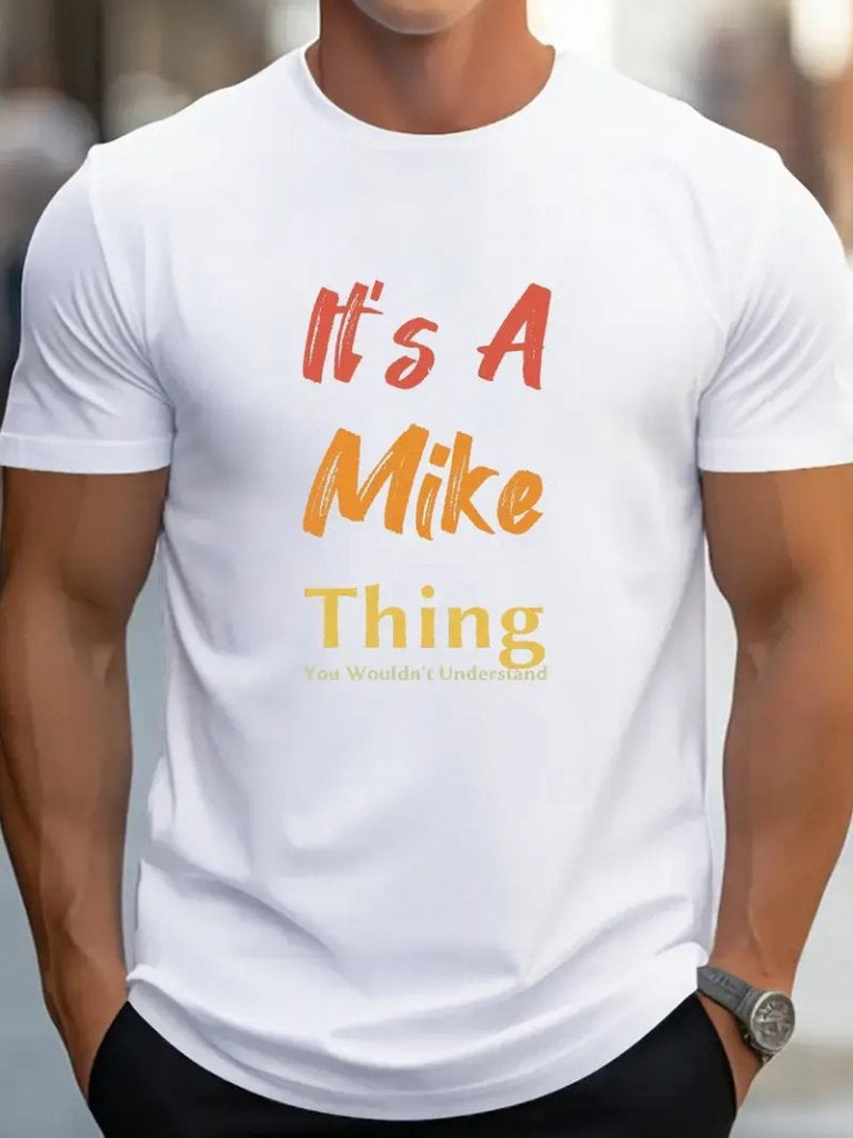 Erkek It Is A Mike Thing Baskılı Erkek T-shirt (158352)