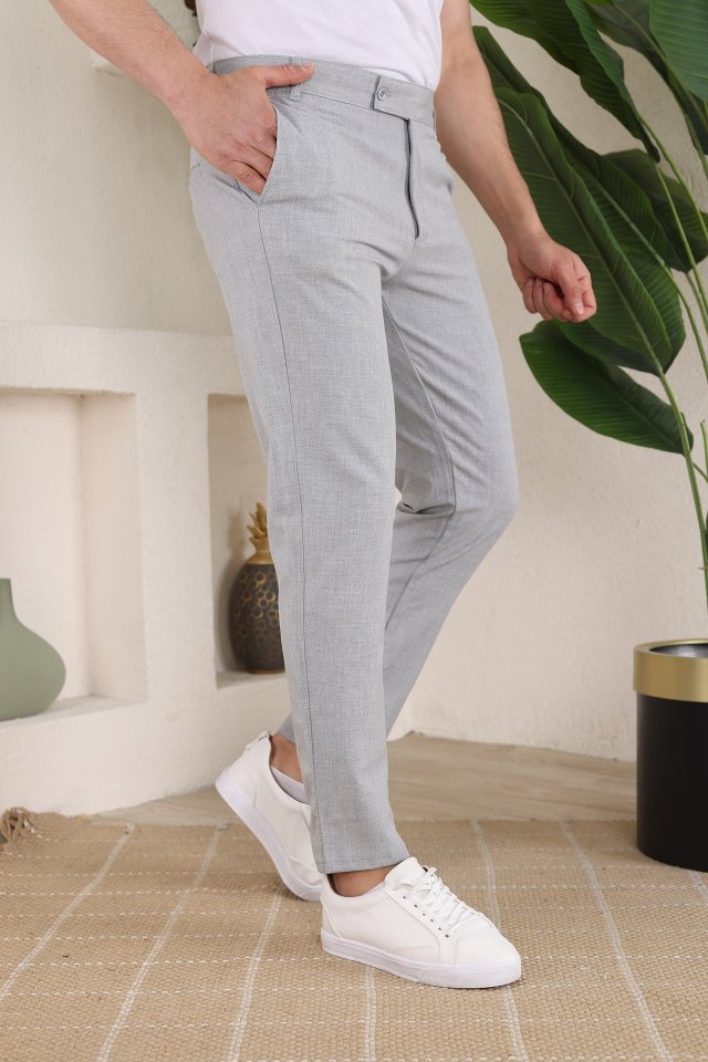 Erkek Slim Fit Dilli Kumaş Pantolon (159380)