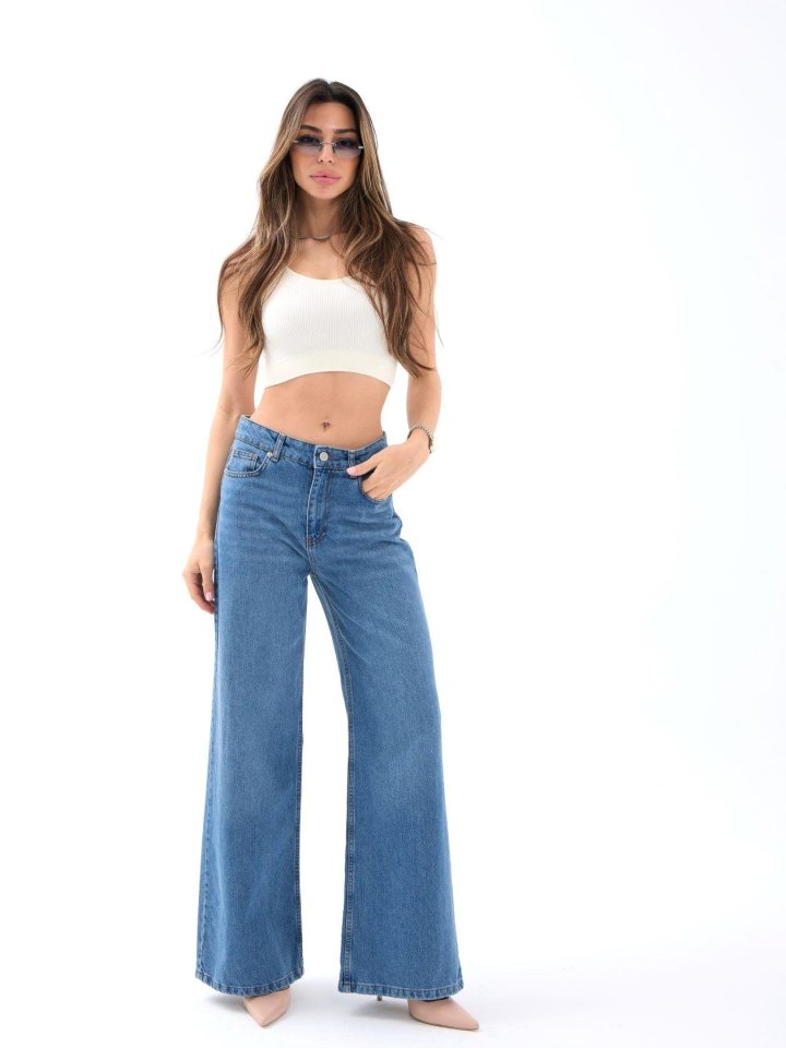 7418 KOT PANTOLON-MAVİ (158292)