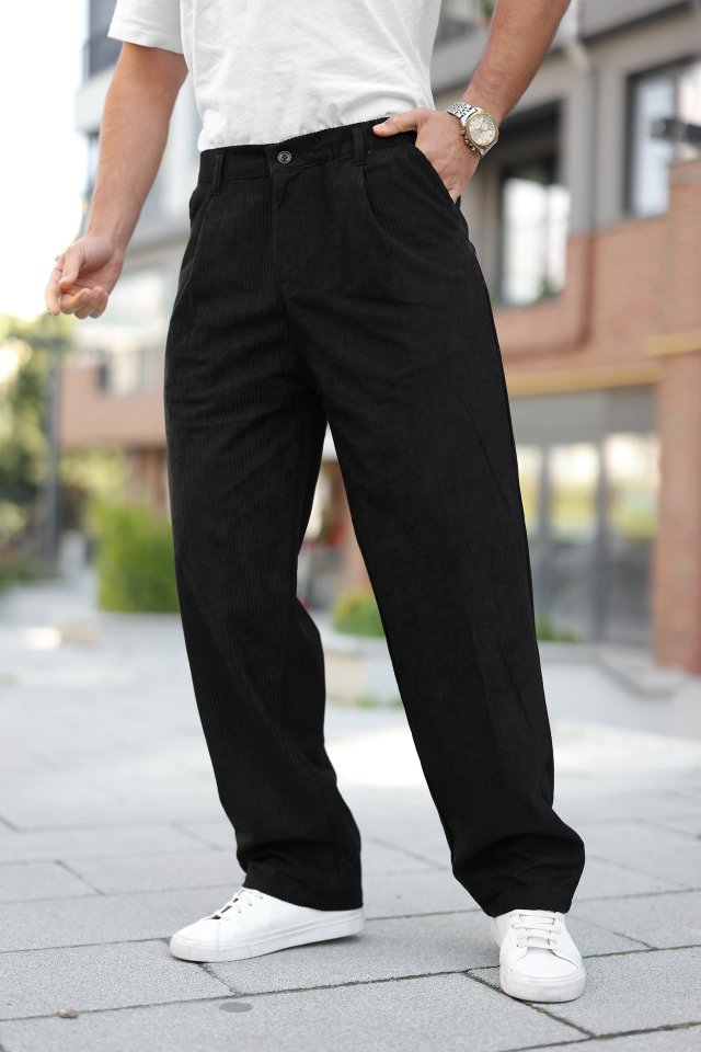 Erkek Kadife Baggy Pantolon (175104)